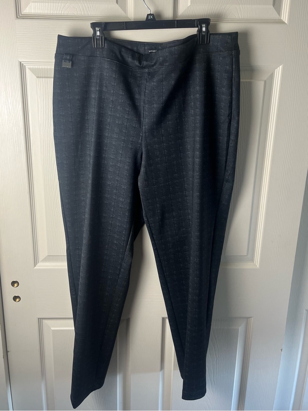 Zac & Rachel Black Patterned Dress Pants